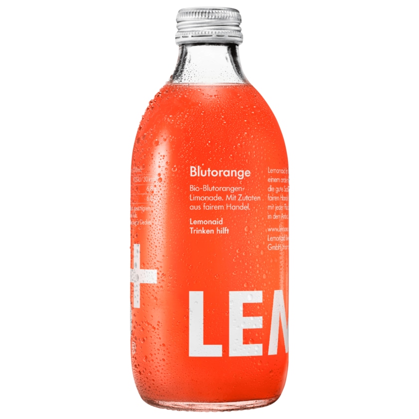 Lemonaid Blutorange Bio 0,33l
